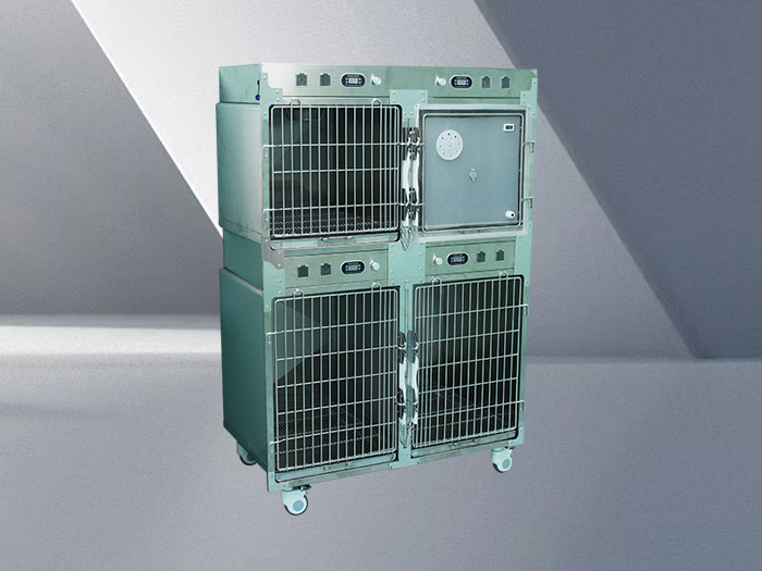 红外保温四位犬笼